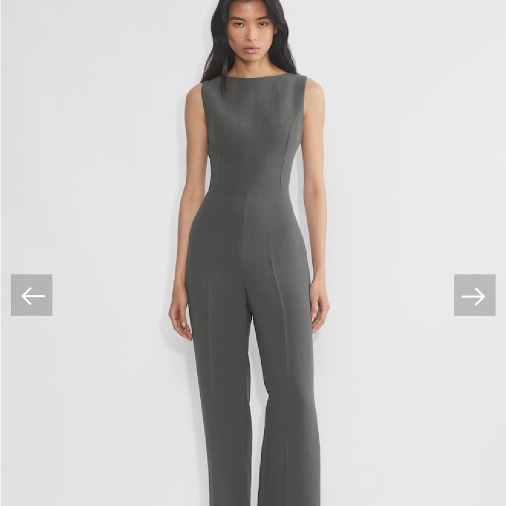 Aritzia Lovett jumpsuit navy size 4